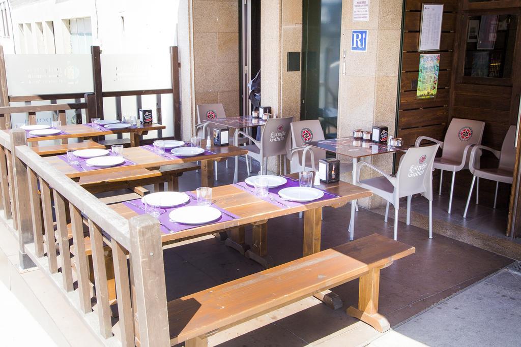 Pension Restaurante Casa Camino Palas de Rei Buitenkant foto